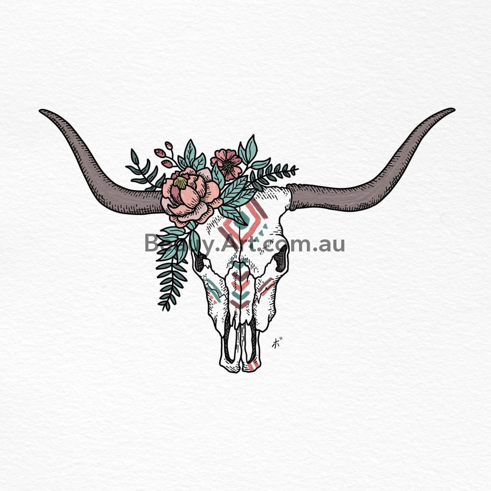 Longhorn Skull