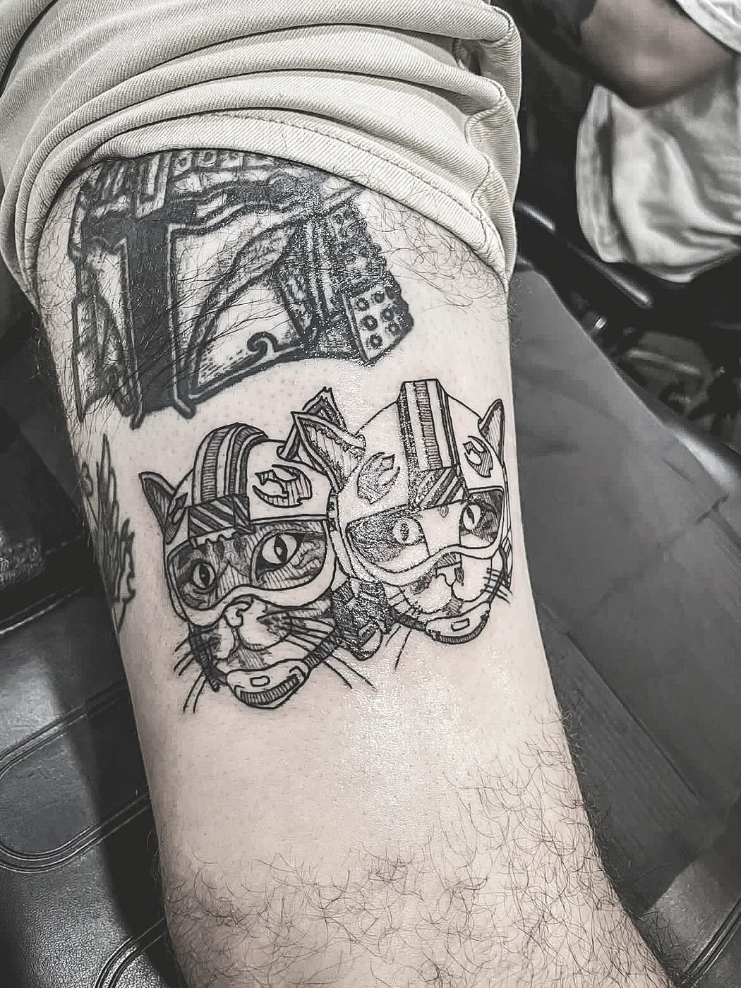Character illustration tattoo
