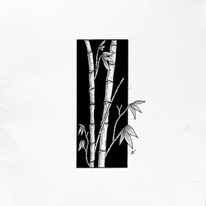 Bamboo Print-Beauy Art